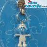 Colgante de plastic: Pitufo astronauta (+/- 2,5 cm)