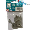 Taurus Smurf - Zodiac - The smurfs - metal keyring - 6cm