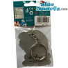 Tweeling Smurfen - Horoscoop - Sterrenbeelden - Smurfen sleutelhanger metaal - 6cm