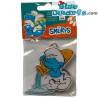 Aquarius Smurf - Zodiac - The smurfs - metal keyring - 6cm
