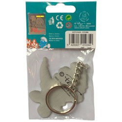 Tempête schtroumpfette - porte-clés en métal - Les schtroumpfs - 6cm