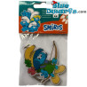 Tempête schtroumpfette avec un arc - porte-clés en métal - Les schtroumpfs - 6cm