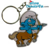 Sagittarius Smurf - horoscope - Zodiac signs - The smurfs - metal keyring - 6cm