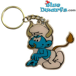 Puffo Toro  - oroscopo - segni zodiacali - portachiavi in metallo - I puffi - 6cm