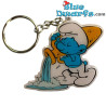 Aquarius Smurf - Zodiac - The smurfs - metal keyring - 6cm