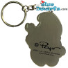 Knutselsmurf met Tang - Smurfen sleutelhanger metaal - 6cm
