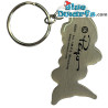 Pisces - Mermaid Smurfette - Zodiac - The smurfs - metal keyring - 6cm