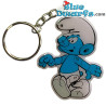 Robot smurf - Smurfen sleutelhanger metaal - 6cm