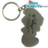 Pitufo Vanidoso con flor - llavero de metal  - Los Pitufos - 6cm