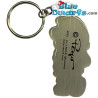 Pitufina de Navidad - llavero de metal  - Los Pitufos - 6cm