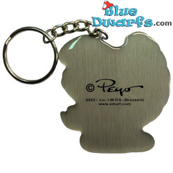 Pitufo Escorpio - horóscopo - signos del zodíaco - llavero de metal  - Los Pitufos - 6cm