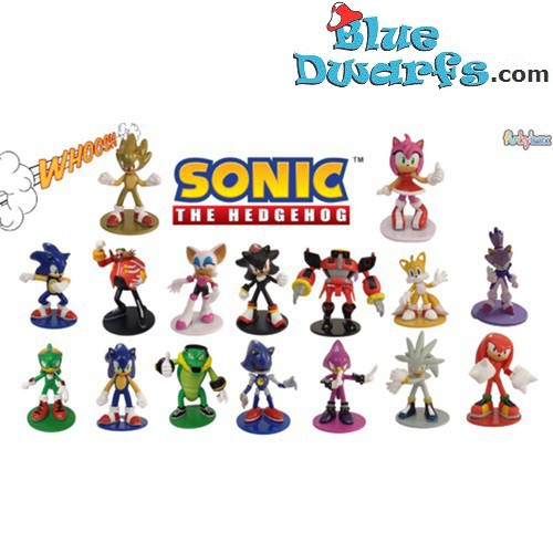 Sonic the Hedgehog - Spielset - 16 Spielfiguren -Funky-box - 8cm