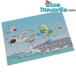 Schlumpf Magnet - Möwen und Schlumpfine - The Smurfs - 8x5cm