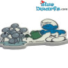 Smurfen magneet Atomium (+/- 5cm)