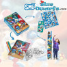 Activiteiten kit - De smurfen met stickers, kleurboek, groeimeter en metalen doosje