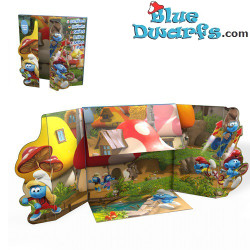 Kits creativos para niños - Aldea Pitufa Pop-Up - Funky-Box