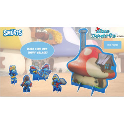 Kits creativos para niños - Aldea Pitufa Pop-Up - Funky-Box