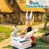Asterix con pila de libros - Figura Resina - 23cm