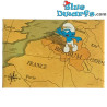Smurf magnet - Belgium map - Have a good holiday -  The Smurfs - 8x5cm