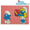 Smurf magnet  - I love you - Smurfette with heart - In Love - The Smurfs - 8x5cm