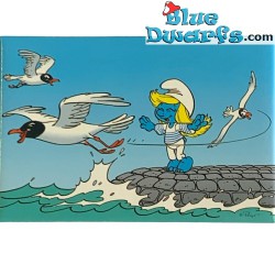 Smurf magnet - Gulls and smurfette - The Smurfs - 8x5cm