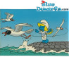 Schlumpf Magnet - Möwen und Schlumpfine - The Smurfs - 8x5cm