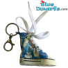 Puffo Vanitoso - Portachiavi Scarpa Puffo - blu - Tela - 7,5 cm