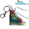 Coffret complet - mini-chaussures en toile -12 Porte-clés en métal - Les Schtroumpfs - 7,5 cm