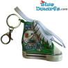Complete set - 12 canvas shoes - Metall Keyrings - The Smurfs - 7,5 cm