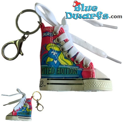 Smurfette - Smurf Shoe Keychain - Limited edition - Pink - Canvas - 7.5cm