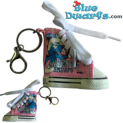 Normal Smurf - Smurf Shoe Keychain - University - Pink - Canvas - 7.5cm
