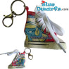 Smurfen - Mini Smurfen schoen Sleutelhanger - Flower Power Smurfin - canvas - 7,5cm