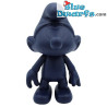 Puffo blu navy scuro 20 cm – Figura Global Smurfday in vinile – con testa e braccia mobili