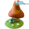 Lazy smurf Smurf with mushroom - Resin statue - Zédibulle éditions -8x7x9cm