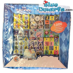 1000x Smurf stickers