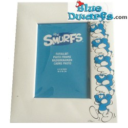 "The Column of the Smurfs"  *blanco* (Marco, 19 x 15,5 cm)