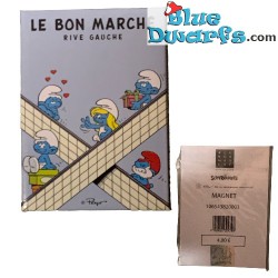Smurfen magneet Smurf - Le Bon Marché Rive Gauche - 8x5cm
