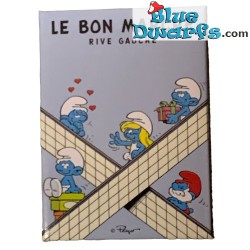 Puffo magnete - Le Bon Marché Rive Gauche - 8x5cm