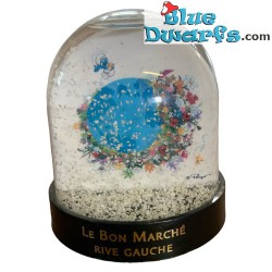 Los Pitufos snowglobe Smurf - Le Bon Marché Rive Gauche - 8cm