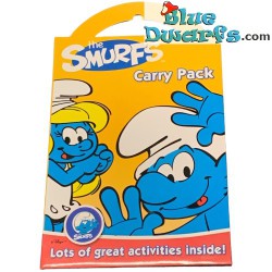 Activity Carry Pack - the Smurfs - Coloring book / Stickers / height measuring ruler