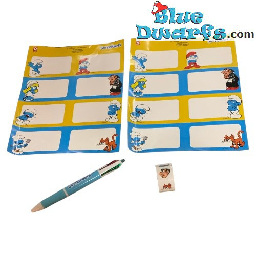 Pegatina Los Pitufos- 16 pegatinas para libros - Quick - 2021