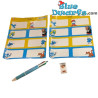 Autocollant - Les schtroumpfs - Etiquettes scolaires Autocollants - Quick - 2021