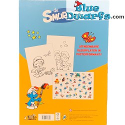 XL Coloring book the Smurfs - with stickers - 41x29cm