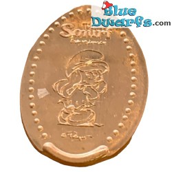 Schtroumpf pièce de monnaie - Schtroumpfette - Smurf Experience - 3cm