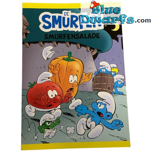Cómic Los Pitufos - Holandes - De Smurfen - Smurfensalade- Quick - 21x15cm