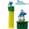 Snoepdispensertje - Zittende smurf - Pez - 8cm