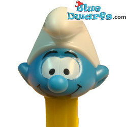 Schtroumpf  - Schtroumpf normal - Distributeur PEZ à Bonbons /bouchon -  Pez, - 8cm)