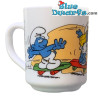 Los Pitufos - Taza - retro - Cerámica - +/-7x9cm