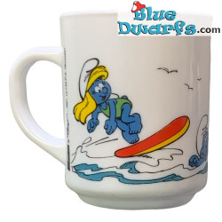 Los Pitufos - Taza - retro - Cerámica - +/-7x9cm