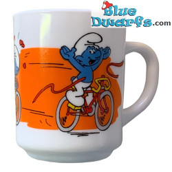 Schlumpf Tasse - Retro - Keramik - +/-7x9cm